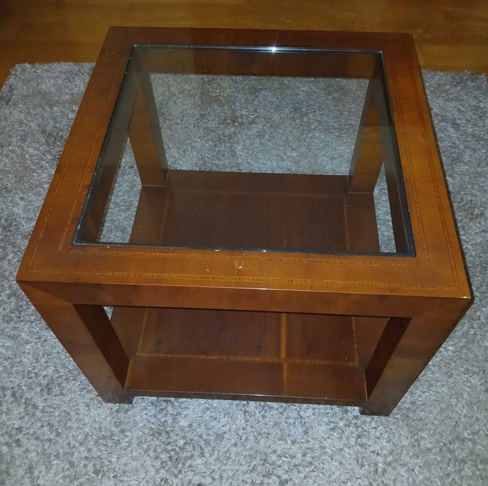 mesa vidro apoio sofás marca 8&80