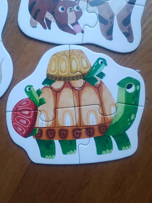 Czuczu moje pierwsze puzzle zwierzeta