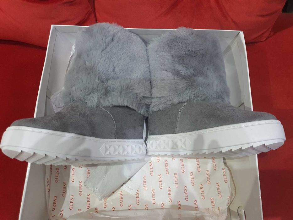 NOWE  GUESS grey rozmiar 36/ 37 buty zimowe damskie