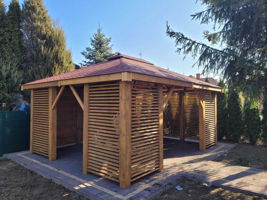 ALTANA OGRODOWA KARO 3,5x3,5 m altanka domek narzędziowy DREWNOTRIK.PL