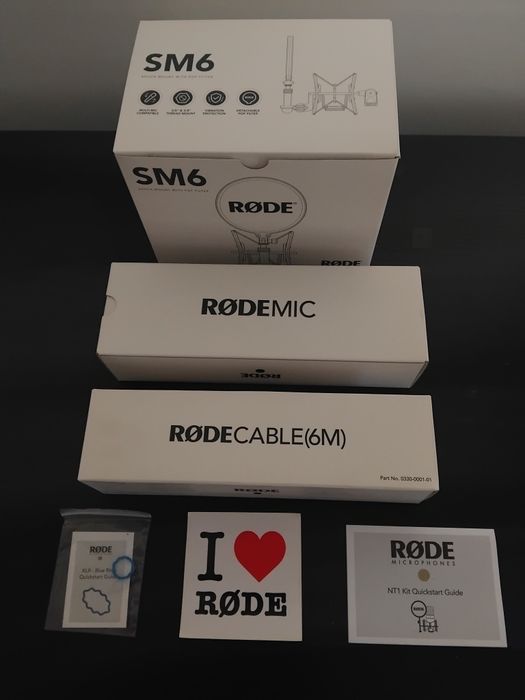 Microfone estudio Rode NT1 + Marantz Shield