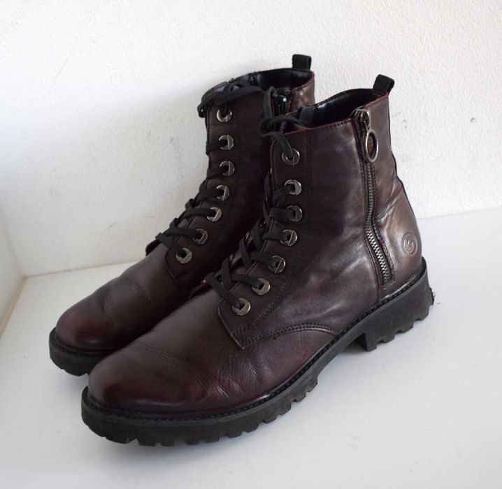 Remonte Botki buty skórzane 42 sztyblety