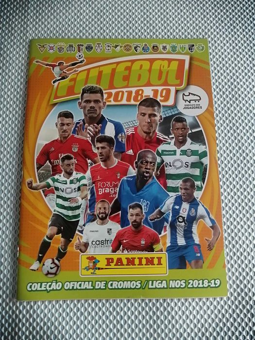 202 cromos + Caderneta - Futebol 2018/2019 - Panini - sem repetidos