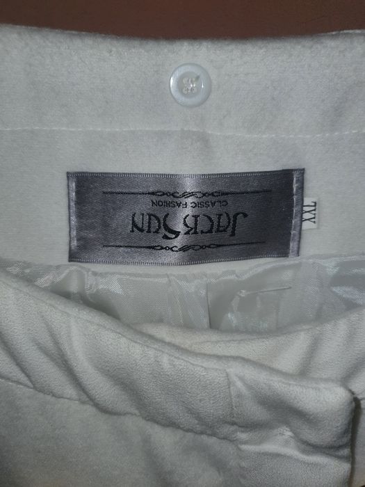 Jack Sun biały płaszcz XXL