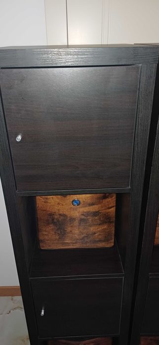 Regał ikea 4x2 kallax plus wkłady