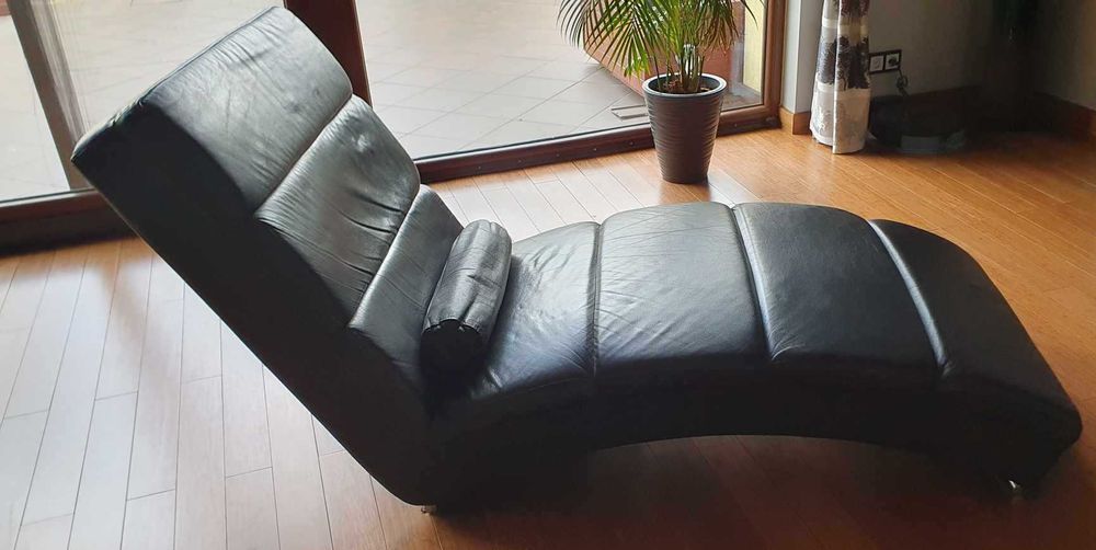 Szezlong - skóra naturalna