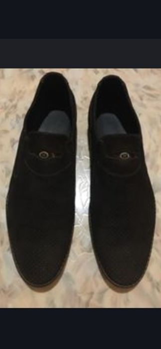 Туфли замшевые летние