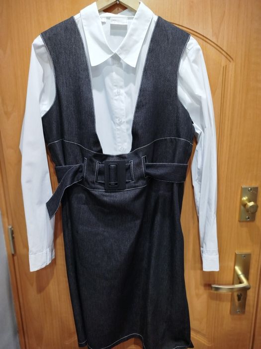 Sukienka 46/48/50 jeans elegancka