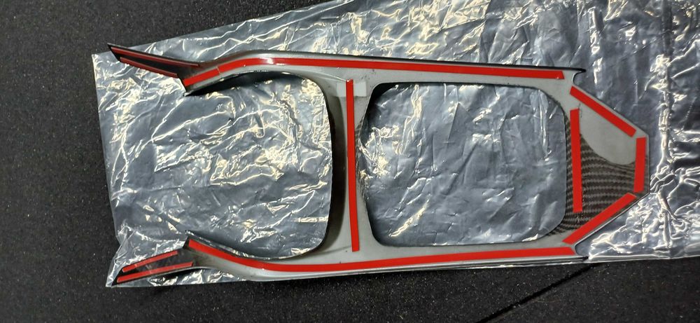 Consola central em Fibra de  Carbono para BMW Série 1 e Série 2