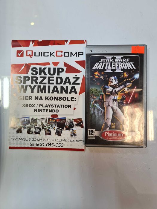 Gra PlayStation Portable PSP Star Wars Battlefront II Gwarancja 1 Rok