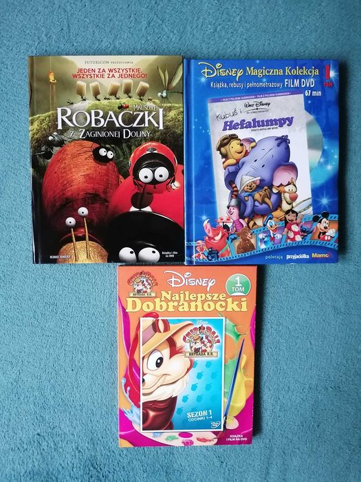 Książki z płytą DVD - bajki