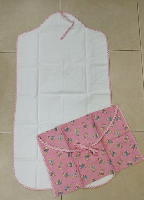 Conjunto de muda e guarda fraldas Novo