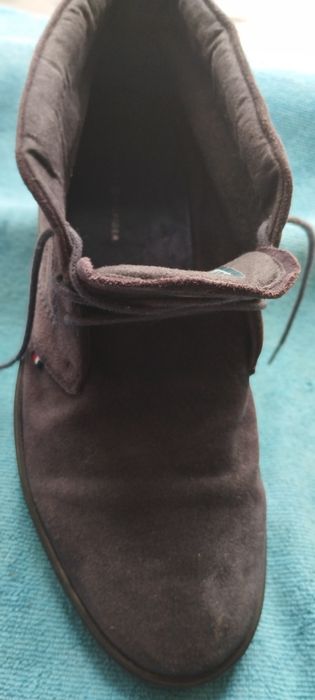 Buty męskie Tommy Hilfiger granatowe zamszowe rozmiar 43