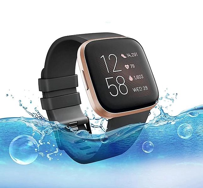 Opaska / Pasek Braders do Fitbit Versa / Versa 2 / Versa Lite czarny