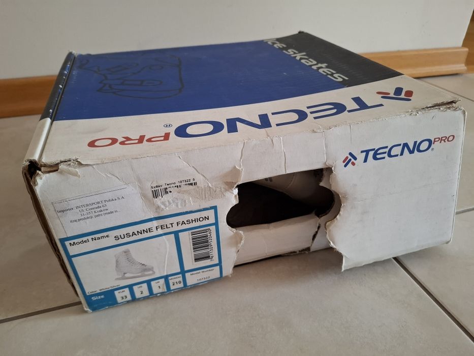 Łyżwy figurowe Tecnopro - rozmiar 33