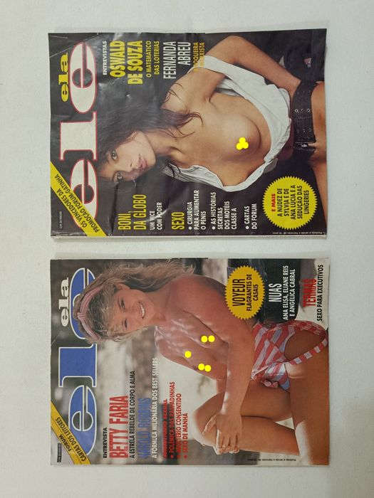 8 revistas ELA ELE (Brasil) eróticas