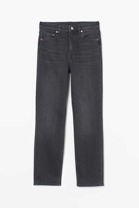 Прямі джинси з високою посадкою від H&M