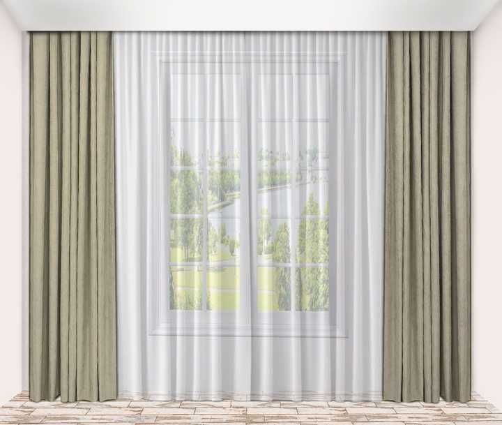 Готові пошиті штори вельвет та мікровелюр на тасьмі