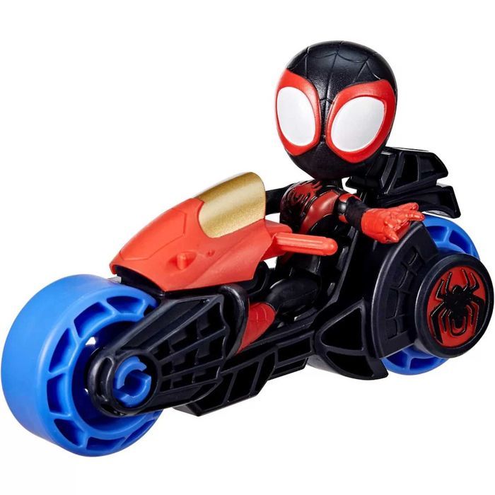 Spidey I Super Kumple Marvel Motocykl + Ruchoma Figurka Miles Morales