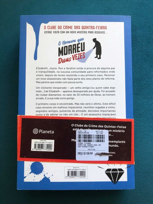 O homem que morreu duas vezes - Richard Osman - LIVRO