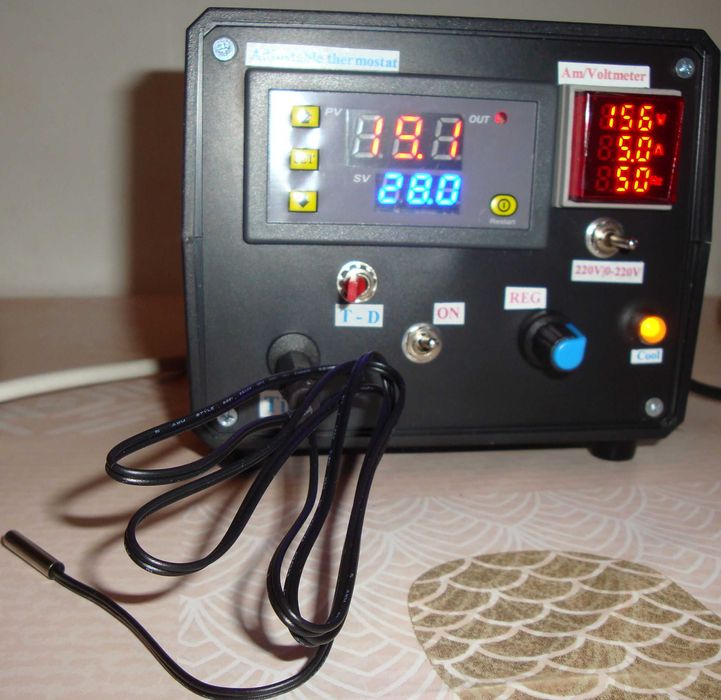 Терморегулятор с регулятором мощности ТЭНА 10 квт – для дистилляции