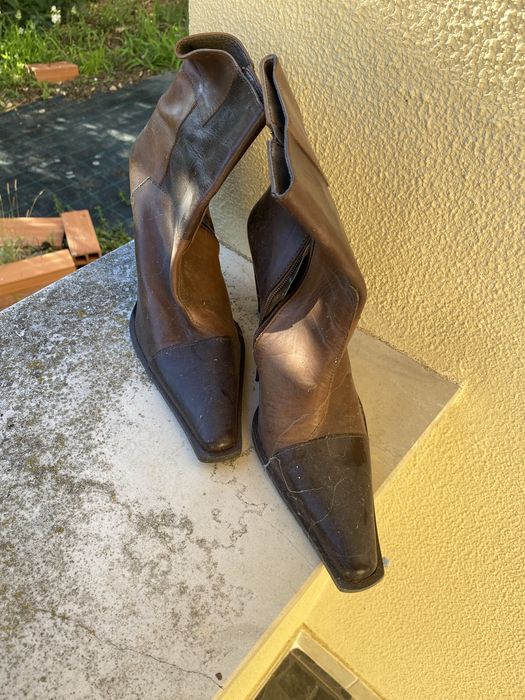 Botas militares como novas