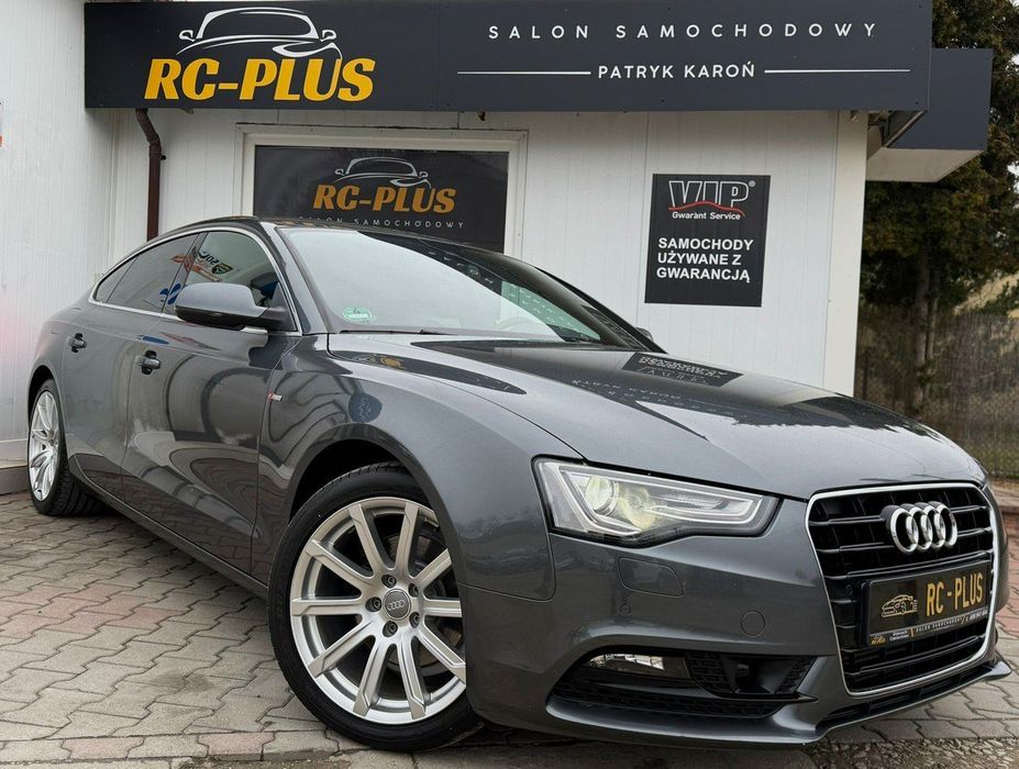 Audi A5 Sportback S-Line 170ps*Bezwypadkowy*Skóra*Kamera*ACC*B&O*Serwis-ASO*WZOROWY-Stan