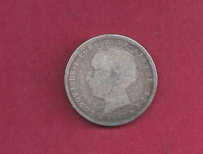 MONARQUIA D. Luis I  100 REIS  1879 e 200 Reis  1863  Prata