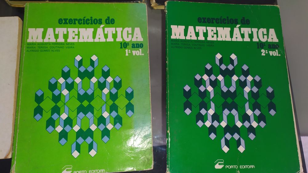 livros antigos de matemática compêndios, exercícios etc 9,99€ cada