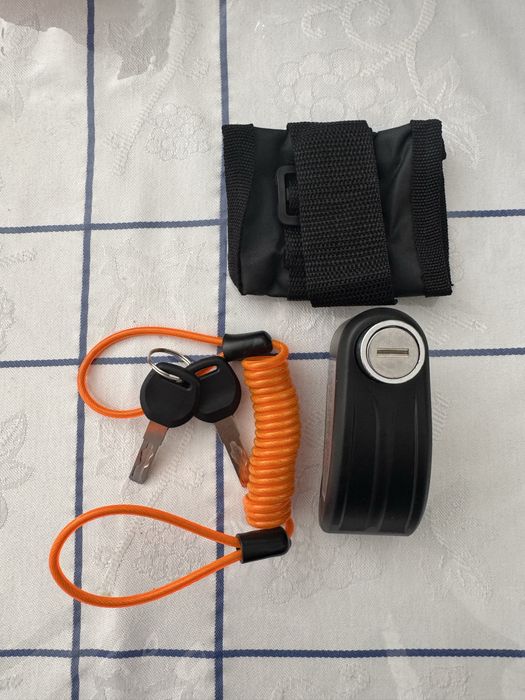 Cadeado de disco com alarme
