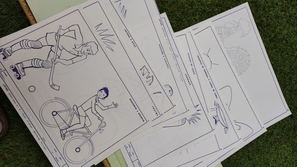Exercícios Psicomotor - Psicomotricidade Escola Antiga