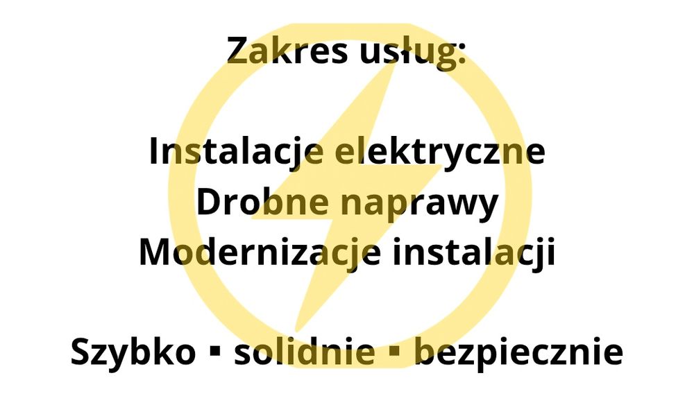Elektryk, wymiana instalacji elektrycznej jak i montaż nowej instalacji.