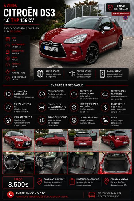 Citroen DS3 para venda