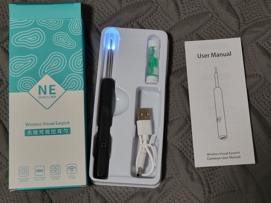 Ендоскоп мінікамера к телефону для ушей рта  портативний безпровідний