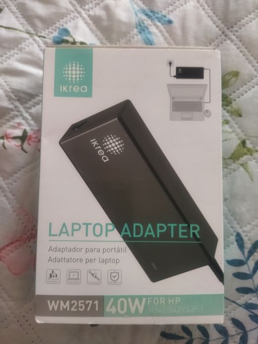 Carregador portátil HP novo