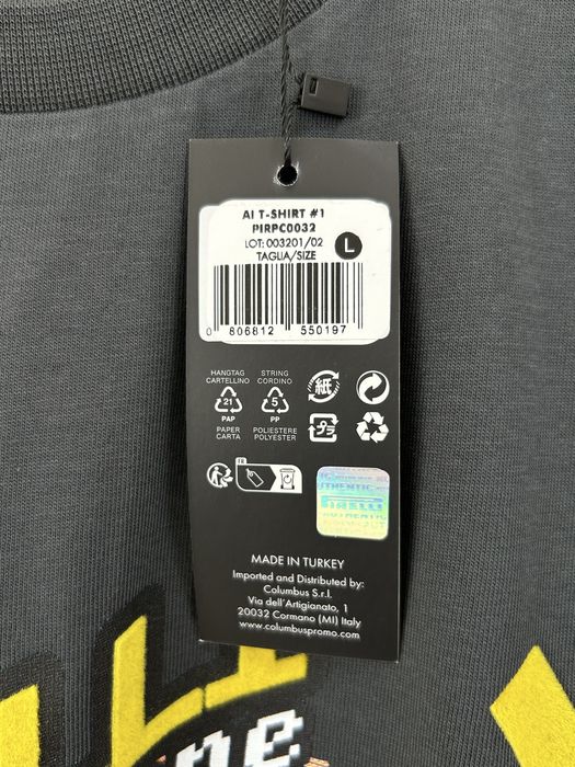 T-shirt Pirelli + kit boné e saco