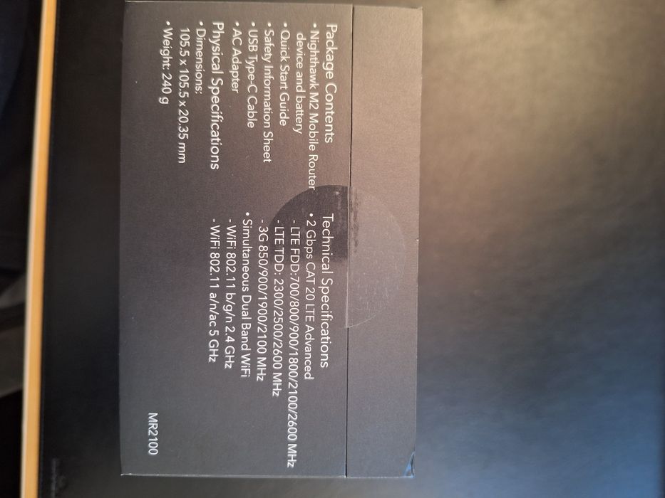 Nighthawk M2 Netgear MR2100 mobilny router