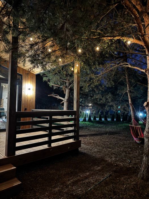 Котедж у сосновому лісі під Києвом. Камін. Вініл. Чан. Баня