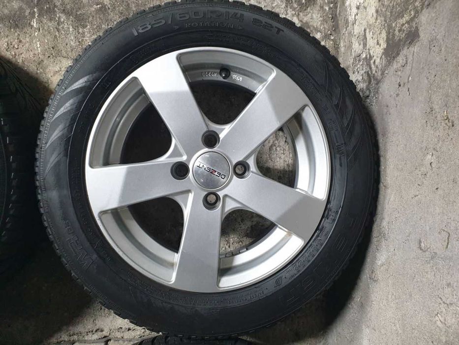 Felgi aluminiowe Dezent R14 4x100 6JX14H2 ET 35 Renault Kia Opel VW