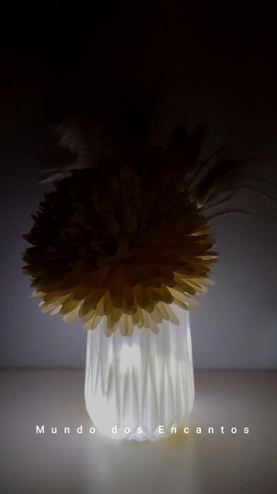 Vaso com iluminação