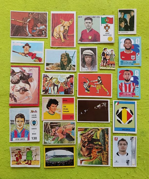 8 lotes de CROMOS ANTIGOS + 2 Cromos Mundial 2026