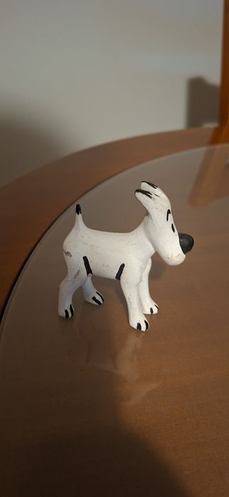 Lote Figuras Tintin em madeira e feitas à mão com 47 cm cada estimados