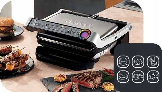 Гриль для кухни Tefal OptiGrill+ GC712D34