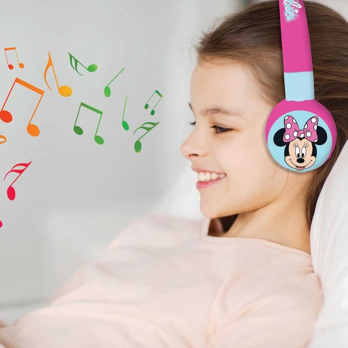 Słuchawki Nauszne LEXIBOOK Disney Myszka Minnie Bluetooth AUX