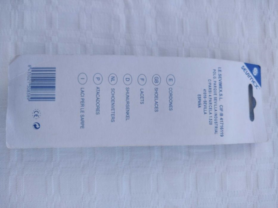 3 Pares de Atacadores Brancos