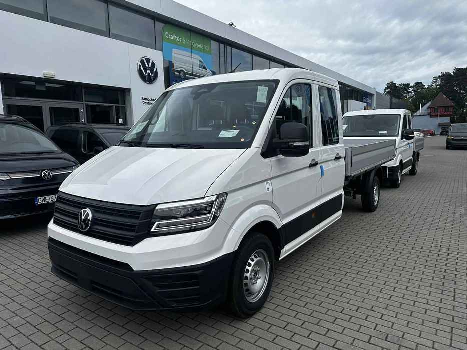 Volkswagen Crafter Skrzyniowy  Podwójna kabina, Hak, Tempomat, od ręki!