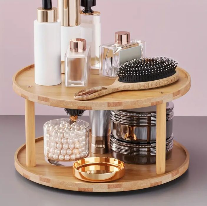 Półka bambusowa obrotowa