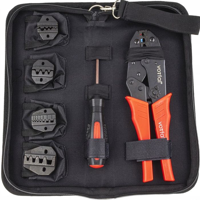 Zaciskarka Praska Do Końcówek Kabli 5 Matryc