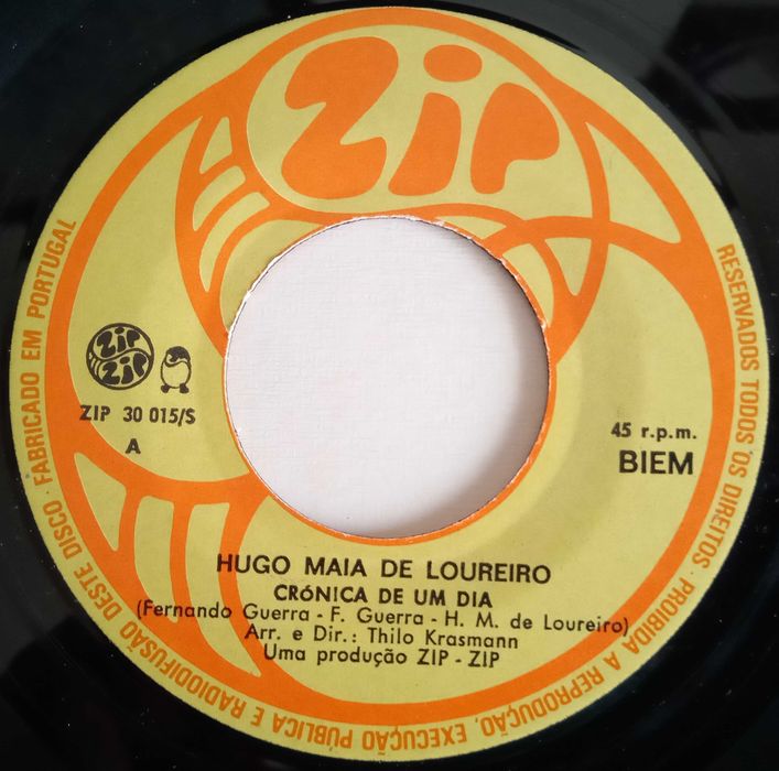 Hugo Maia de Loureiro	- - - - -	Crónica de Um Dia	- - - - -	Single