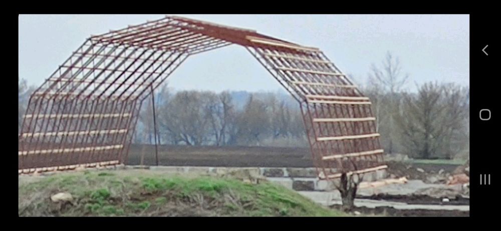 Ангар - зерносховище 15х45м